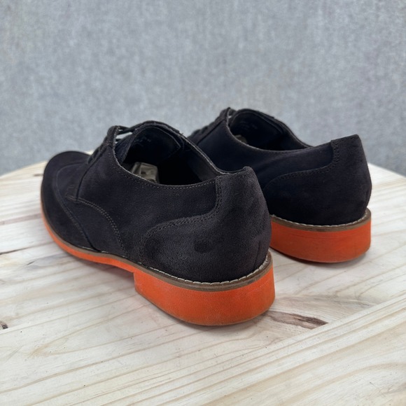 Cole Haan Air Franklin Saddle Wingtip Suede Oxford 11.5 Suede Orange Outsole main image 12